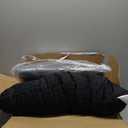 EIUE Bed Pillows for Sleeping 2 Pack Queen Size 20 x 30 Inches Super Soft Down Alternative Microfiber Filled Pillows, Pillows for Side and Back Sleepers, Black