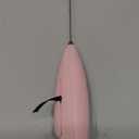 Elementi Electric Pink Milk Frother Handheld - Mini Whisk for Coffee, Matcha and Drinks - Portable Frother & Mixer with Stand (Pastel Pink)