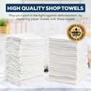 Simpli-Magic 79170 Shop Towels, White, 500 Pack, 500 Count