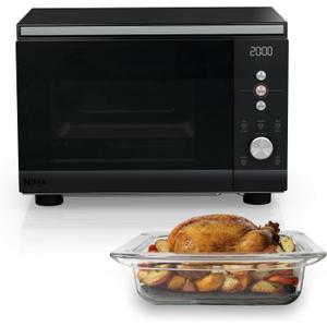 Ninja MW101BK1 Crispi Microwave and Air Fryer with FusionCrisp, 0.9 Cu Ft, Black