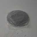 Metallic Foil Charger Plates - Set of 6 - Made of Thick Plastic - Light Blue