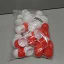 Veemoon Gumball Machine Capsules, 60pcs Vending Machine Capsules Small Plastic Boxes Small Round Plastic Classic Clear Containers for Prizes Party Favors Supplies Surprise Stuffer DIY Craft 50mm