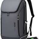BANGE Business Smart Backpack Waterproof fit 15.6 Inch Laptop Backpack with USB Charging Port,Travel Durable Backpack