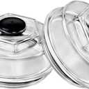 XTPTFABS 183772-KIT 4" Trailer Hub Replacement Oil Cap Kit Compatible with 10K-16K Dexter Bearing Cover and 10K - 16K Axles. 4"Oil Bath Dust Caps for Dexter Axles (4)
