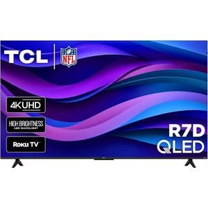TCL 55-Inch Class R7D Series 4K UHD HDR Roku Smart TV | FullView Bezel-Less Design, Google Cast & AirPlay 2 | Television for Living Room & Bedroom (55R7D, 2026) Streaming Live News, Sports & Movies