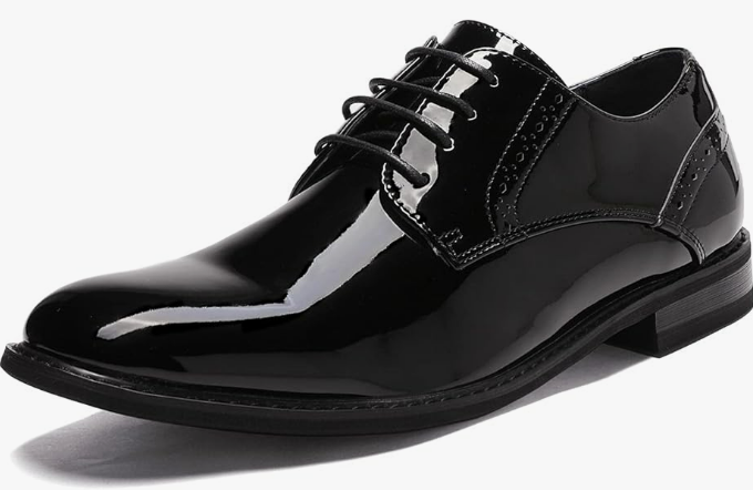 Bruno Marc Men's Leather Lined Dress Oxfords Shoes Size 8