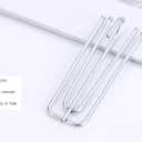 100 Pcs Stainless Steel Curtain Pleat Hook, Dveda Drapery Hooks Traverse Pleater, Curtain Pleater Tape Hooks, 4 Prongs Pinch Pleat Clips Hooks for Window Door Bathroom Curtain
