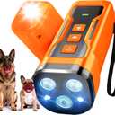 Dog Bark Deterrent Devices, 6 Modes 3X Ultrasonic Anti Barking Device for Dogs, 33 FT Range Barks No More Indoors Neighbor Outdoors with Flashlight,Dog Training Device