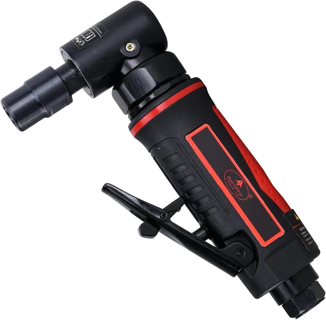 AEROPRO TOOLS 1/4-Inch Angle Pistol Grip Air Angle Die Grinder AP17315 with 1/4 collect, 20000 RPM AEROPRO TOOLS 1/4-Inch Angle Pistol Grip Air Angle Die Grinder AP17315 with 1/4 collect, 20000 RPM