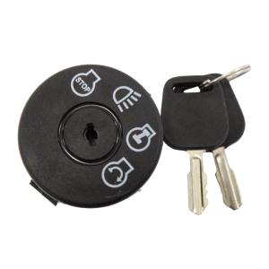 532175566 Lawn Mowers Tractor Ignition Switch with 2 Keys 7 Terminals 4 Position for Cub Cadet, AYP, Husqvarna, 175566,163968,165191,725-1741, 925-1741, 532163968, 175442, 193350, GY20074, 5107021