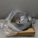 Gable Mount Power Attic Fan with Adjustable Thermostat, 15 Inch Attic Exhaust Fan, 1300 CFM, 1075 RPM, 3.4 Amp