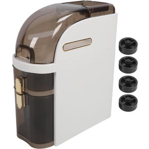 Bathroom Floor Cabinet, Vertical Storage Unit, Slim Toilet Paper Storage Cabinet with Clear Drawer, Wheels, Bathroom Kitchen Narrow Tall Slim Tower for Small Spaces and Gaps (A)