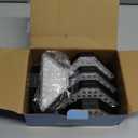 TECKNET Solar Step Lights for Outside, 2 Adjustable Brightness, 2 Mounting Methods, 24 LEDs Solar Stair Lights Outdoor, IP67 Waterproof Deck Light for Yard, Porch, Front Door, Patio, Garden 3000K