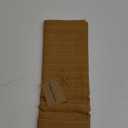 Solino Home Striped Table Runner 90 Inches Long - Pinstripe 100% Pure Linen Camel and White Dining Table Runner 14 x 90 Inch for Father's Day, Summer