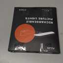 FULEN 2 Pack Picture Lights for Wall,Battery Operated Wall Sconce Rechargeable,LED Wall Light Cordless with Remote,3 Color Temperature, Art Lights for Painting,Frame,Gallery,Dartboard Lights,Black