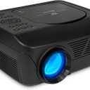 GPX Movie+ 480p Projector with DVD/CD Player and Bluetooth Transmitter, PJD713B