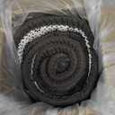 Small Dog Bed for Crate High Resilience Foam Crate Pad Mat for Medium Dogs Washable Anti-Slip,23" x 17",Dark Gray