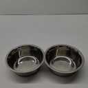 PEGGY11 Deep Stainless Steel Anti-Slip Dog Bowls - 2-Pack, 3 Cups