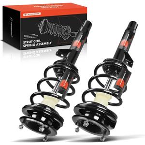 A-Premium Front Struts Compatible with BMW 325i 2006, 135i 2008-2011 - 2x Replacement Suspension Complete Strut Assembly Shock with Coil Spring