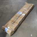 KEIKI Twin XL Metal Loft Bed with Desk & Six Storage Shelves, Sturdy Metal Bed Frame with Ladder & Safety Guardrails, No Box Spring Needed, Perfect for Dorm, Bedroom, Guest Room, Black