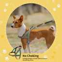 No Pull Dog Harness, Reflective Puppy Harness with Soft Padded Handle, Escape Proof/Quick Fit Adjustable Pet Harness for Small Medium Large Dogs, Easy for Training Walking (Yellow, M)