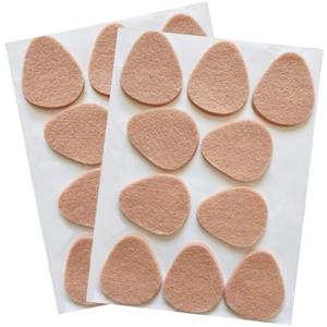 18Pk 36pcs Felt Metatarsal Pads for Women and Men, Adhesive Forefoot Pads Forefoot Cushion Pads, Ball of Foot Cushion Foot Pads for Forefoot and Sole Support, Metatarsalgia Mortons Neuroma