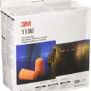 3M 1100 Foam Ear Plugs, 200-Pair , Orange