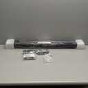 No Drill Retractable Baby Gates for Doorways 59" Wide, Punch Free Baby Gate for Stairs 33" Tall, Retractable Dog Gate for The House No Drilling Mesh Pet Gate Indoor, Black