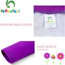 upandfast Baby/Toddler Swimsuit UPF 50+ Sun Protection One Piece Zipper Bathing Suit with Sun Hat Infant Beach Swimwear (Purple)