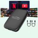 5-in-1 Wireless Carplay Adapter with Netflix YouTube TF Card, Android Auto Wireless Adapter and Apple CarPlay, Plug & Play, Easy Setup, Magic Video Ai Box for OEM Wired Apple Car Play Cars & iPhone