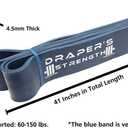 Draper's Strength Heavy Duty Resistance Stretch Loop Bands for Powerlifting Workout Exercise and Assisted Pull Ups