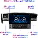 Android Car Radio Multimedia System for Lexus LX LX 570 2008 to 2015 12.8" Touch Screen Built-in CarPlay, HiFi Music, GPS Navigation, 4G Support OME Function