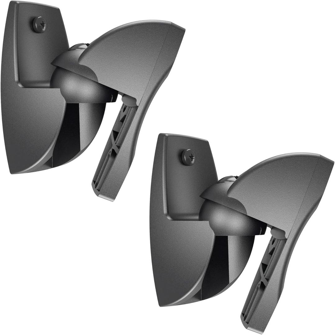 Vogel's VLB 500 Universal Speaker Wall Mount Set Swivels up to 180 (Left/Right) Can be Tilted up to 20 Pre-Assembled Max. 11 lbs (5 kg) Black 2 mounts