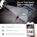 GMK Security Cameras Wireless Outdoor 4 Pack, 2K Battery Powered Cameras for Home Security, Color Night Vision, Motion Detection, 2-Way Talk, IP65 Waterproof, Remote Access, Cloud/SD Storage