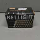 OYCBUZO 360LED Net Lights, 21ft x 5ft Connectable Christmas Outdoor Mesh Lights with Timer & 8 Lighting Modes, Waterproof String Light Plug in for Xmas Tree Bushes Garden Holiday Party - Warm White