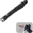 RovyVon H3 Pro Rechargeable Pen Flashlight USB C, 600 lumens Super Bright Pen Light Flashlights, Dual Power Source Dual Buttons Battery Replaceable Penlight, Ideal Presents for Men Family