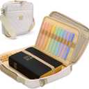 Large Bible Cover for Women - 8 x 12 x 2 inches. Journal Case, Bible Cover, Bible Case with Handles, Bible Carrying Case, Book Protector for Book Lovers,