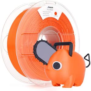 AMOLEN 3D Printer Filament PLA, True High Speed 600mm/s 1.75mm PLA Filament Pumpkin Orange PLA, 1KG/2.2lb, Dimensional Accuracy +/- 0.02 mm, Smooth & Non-Tangle, Fits for Most FDM 3D Printer