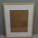 upsimples 16x20 Picture Frame, Display Pictures 11x14 with Mat or 16 x 20 Without, Wall Hanging Poster Frame, Natural, 1 Pack