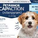 PetArmor CAPACTION (nitenpyram) Oral Flea Treatment for Dogs, Fast Acting Tablets Start Killing in 30 Minutes, Small Dog Flea Treatment 2-25 lbs, 6 Doses