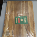 Riveira Teak Wood Cutting Board  Gourmet Teak Grandeur: 20 x 14 Wooden Cutting Board  Natural Wooden Cutting Boards For Kitchen Decorative  Innovative Juice Grooves Teak Wooden Chopping Board