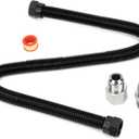 Stanbroil 3/4" x 30" Non-Whistle Flexible Flex Gas Line for Natural Gas or Liquid Propane Fire Pit and Fireplace