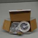 zaa Kitchen Sink Drain Strainer - Kitchen Sink Stopper, Stainless Steel Kitchen Drain Plug & Cover with Anti-Clogging Basket Strainer, Fit US Standard 3-1/2'' Sink Drain Hole, Silver