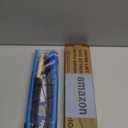 2 Pieces Dryer Vent Cleaner Kit Compatible with Most Vacuum Cleaner, Dryer Lint Brush and Vacuum Hose Attachment with Universal Connector, Quickly Lint Remover (Blue)