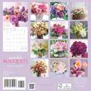 Graphique 2024 Garden Bouquets Mini Wall Calendar | 7 x 7 | Thick Paper | Home & Office Organizer | Large Monthly Grid | 3 Languages & Marked Holidays | 4 Month Preview Page for 2025
