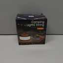 Camping lights string - 2 in 1 upgraded 32.8ft Rechargeable 19 lighting modes tent lights for camping, Quick Storage&Portable LED Lamp for Outdoor Patio Awning Garden Party Decor Essentials(White)