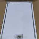 TokeShimi 55x36 Bathroom Mirror Brushed Nickel,Aluminum Framed Bathroom Mirrors for Over Sink,Rectangle Vanity Mirror Bath,Tempered Glass Wall Mirror Modern(Horizontal/Vertical)