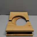 Housmile Toilet Stool - 7.8" Foldable Waterproof and Non-Slip Bathroom Poop Stool, Bamboo Flip Simple Design, Improves Posture and Comfort, Natural Color, Healthy Gift