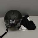 uvex Instinct Visor - Adjustable ski & Snowboard Helmet with Integrated Visor for Women & Men (MEDIUM (22 - 22 5/6 in), black matte)