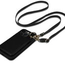 Keallce Case for iPhone 16 Pro Max 6.9'', Detachable Crossbody Case Wallet with RFID Blocking Card Holder, 360ｰRing Stand, Folio Leather iPhone Cover Lanyard Strap Lady for iPhone 16 Pro Max, Black